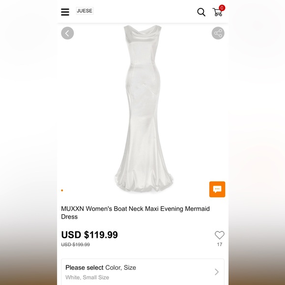 Muxxn Boutique Vintage Mermaid Gown - Picture 3 of 7